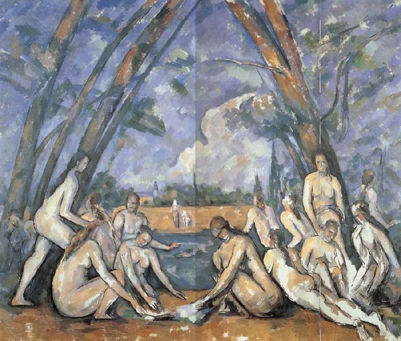 Paul Cezanne Large Bathers Spain oil painting art